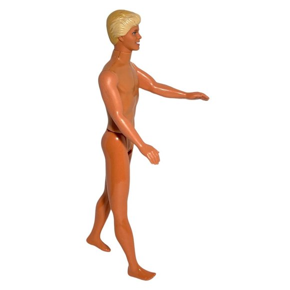 VTG 1990 Hawaiian Fun Ken Doll #5941 Malibu Body Sun Tan Mattel Blond Blue Green - Picture 5 of 13